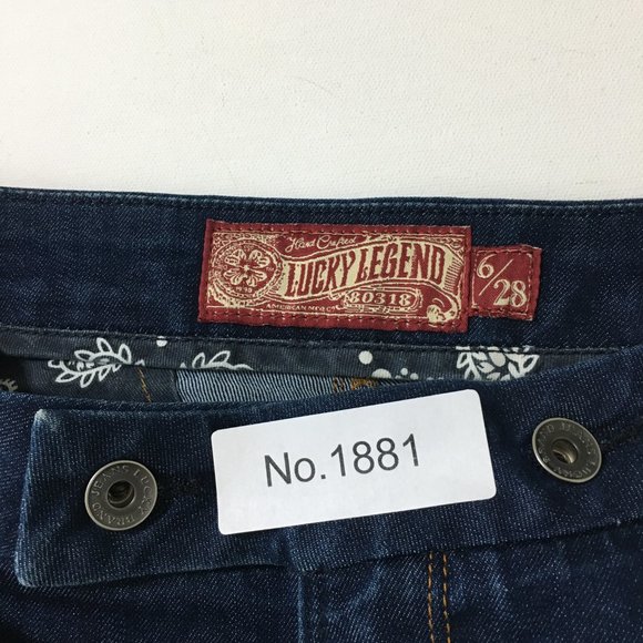 Lucky Legend Trouser Jeans Straight Leg Size 6/28 - Picture 12 of 12